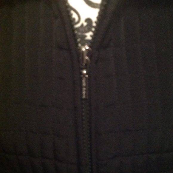 ❌ SOLD ❌ EUC 🍄 ANNE KLEIN Black Quilted Coat - Picture 4 of 5